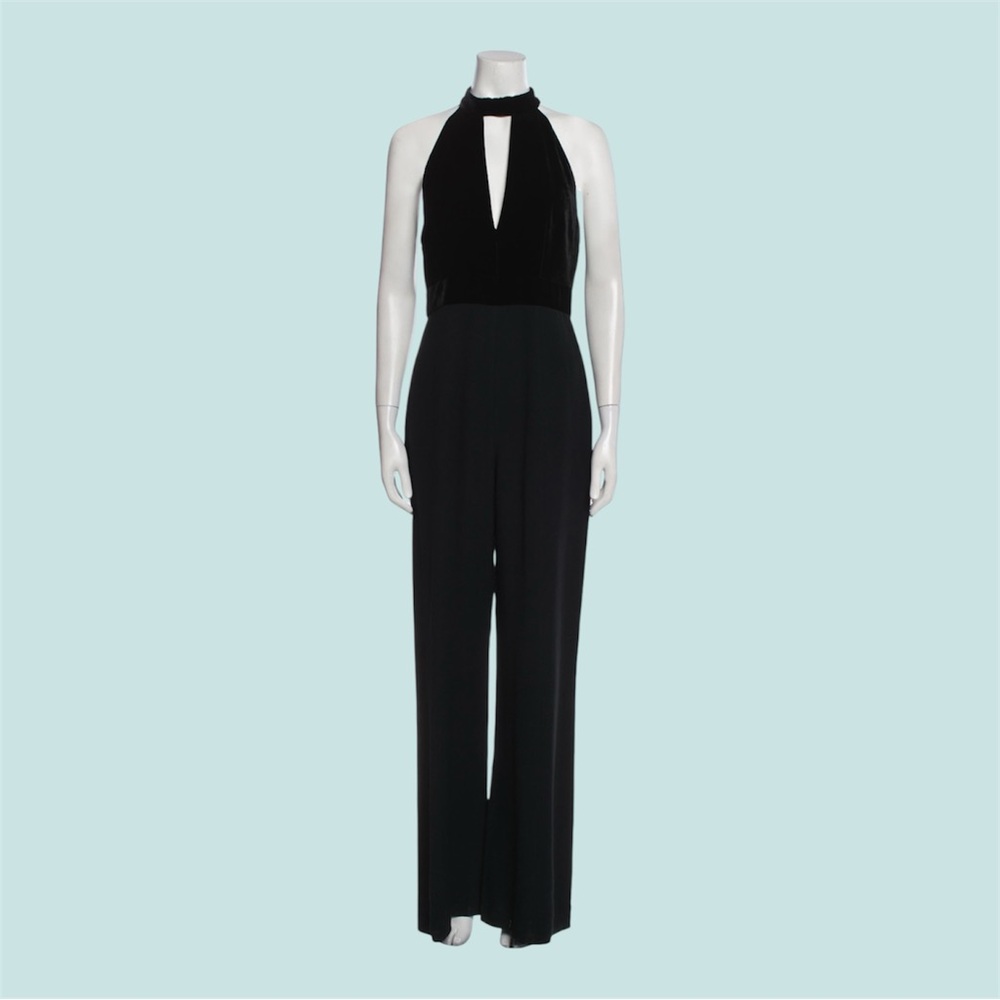 Alexia Black Halter Neck Jumpsuit